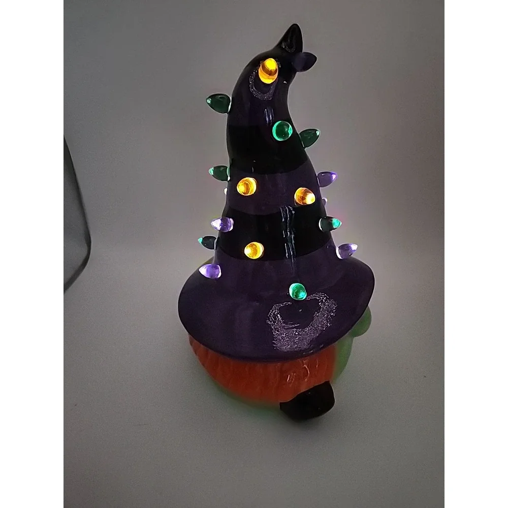 Mr. Christmas Halloween Witch Gnome 10